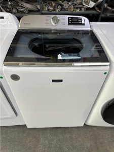 NEW Maytag Smart Capable 5.3-cu ft High Efficiency Impeller Smart Top-Load Washer (White)  