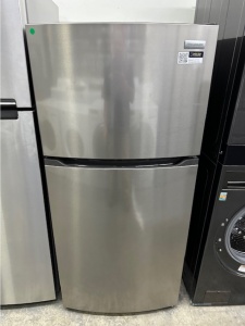 New Frigidaire 13.9-cu ft Counter-depth Top-Freezer Refrigerator (Brushed Steel) ENERGY STAR 