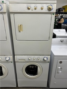 PRE-OWNDED FRIGIDAIRE GALLERY FRONT LOAD GAS LAUNDRY CENTER  27"