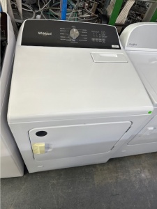 NEW-Whirlpool 7-cu ft Steam Cycle Vented Gas Dryer (White) Model #WGD5050LW